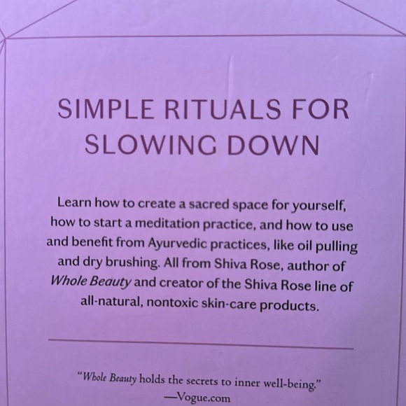 Meditation & Mindfulness from Shiva Rose NWT Learn how to create a sacre… - Picture 3 of 4